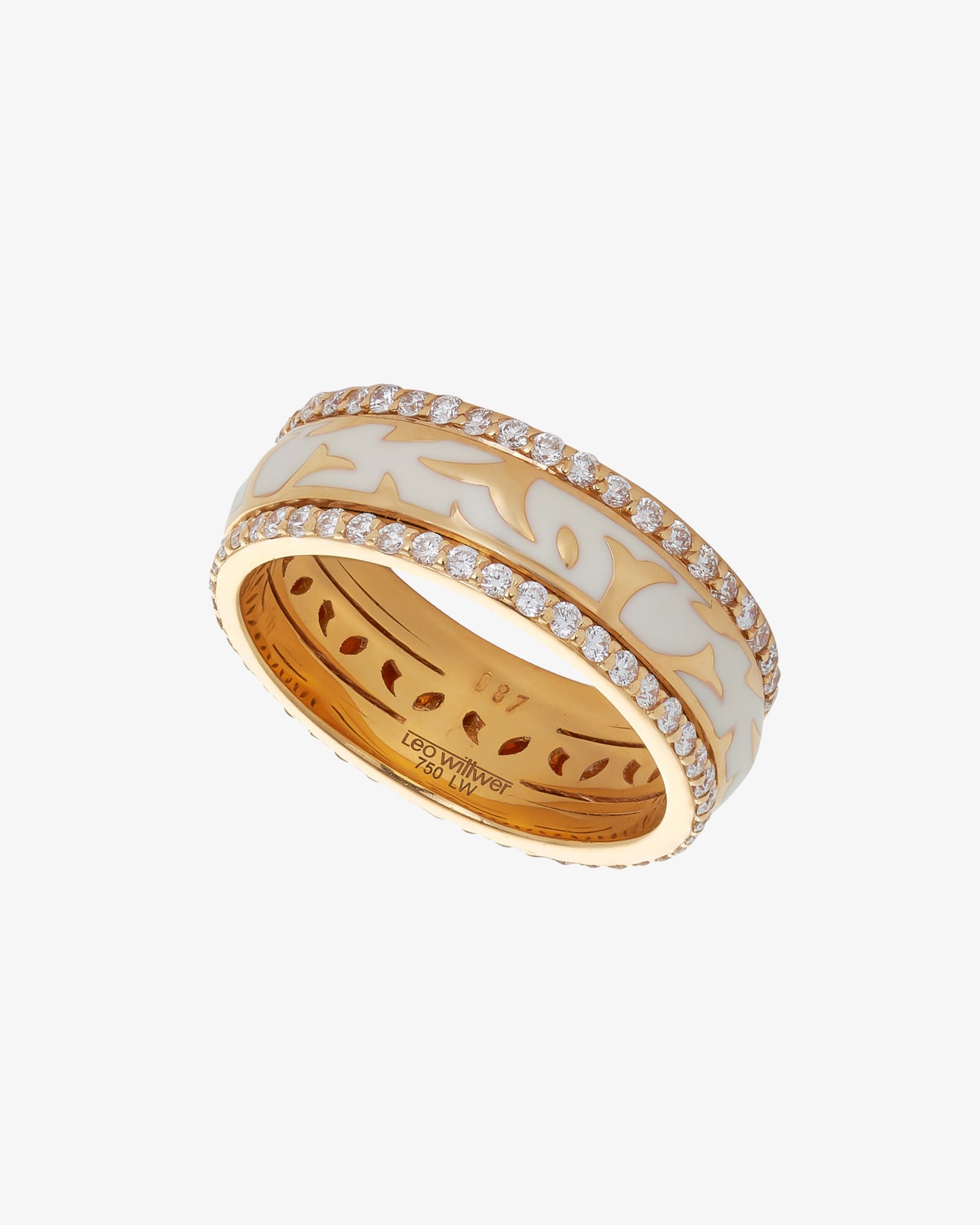 Leo Wittwer White Diamond Ring