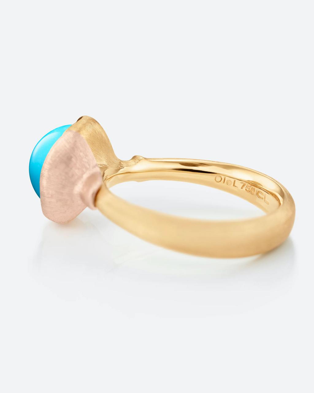 Ole Lynggaard 'Lotus' Turquoise Ring