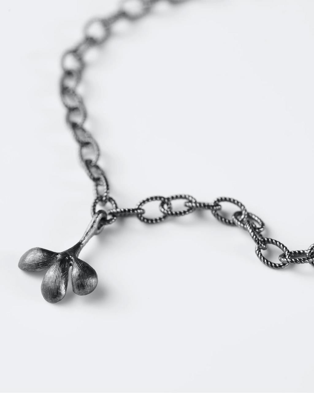 Ole Lynggaard 'Lotus' Sterling Silver Anchor Chain Medium 90cm