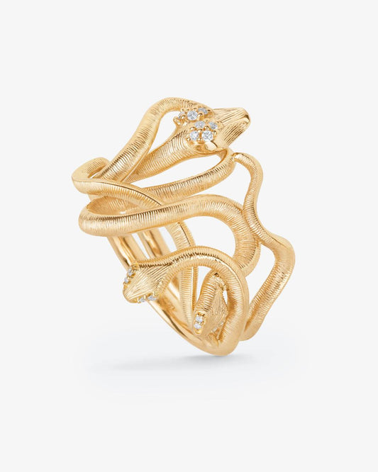 Ole Lynggaard 'Snakes' Medusa Ring