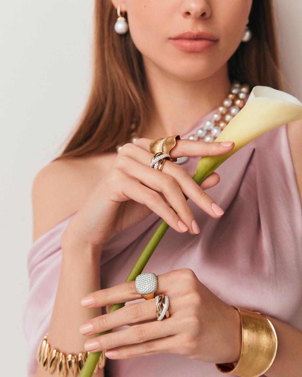 Ole Lynggaard Leaves Diamond Ring - Large