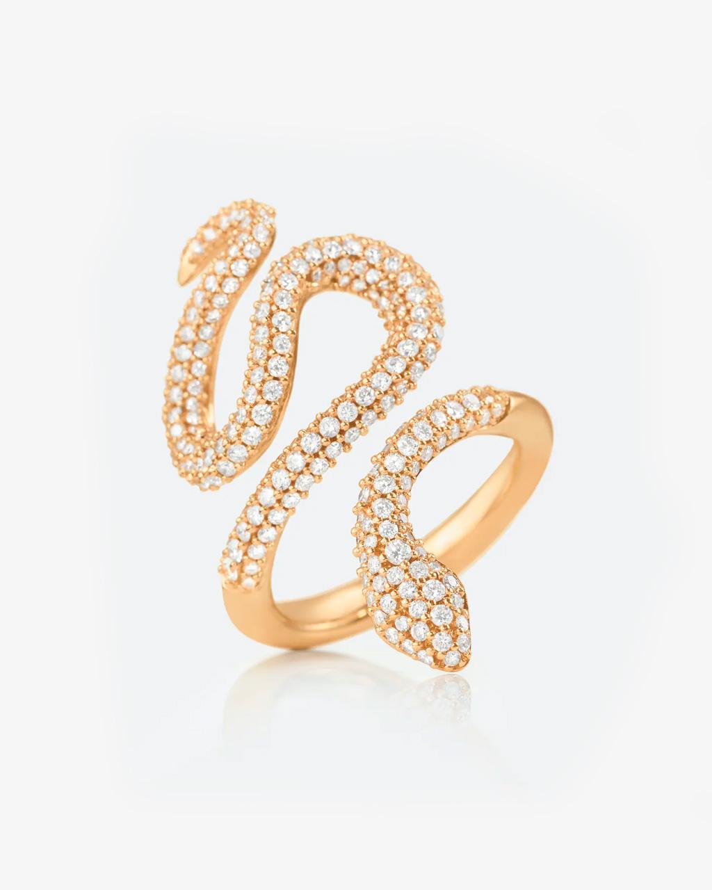 Ole Lynggaard 'Snakes' Pavé Ring