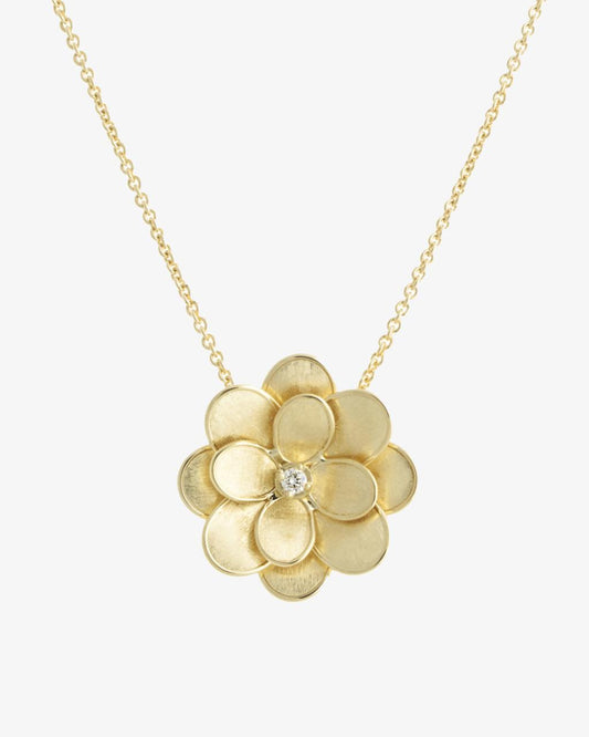 Marco Bicego 'Lunaria Petali' Collection Diamond Set Flower Pendant