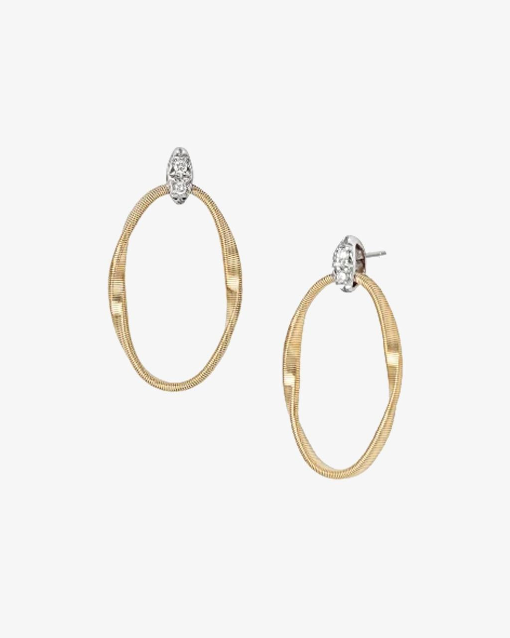 Marco Bicego 'Marrakech Onde' Collection Diamond Link Studs