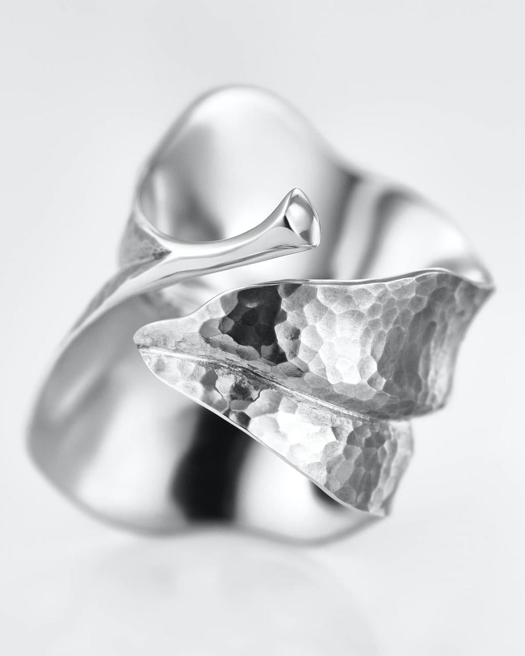 Ole Lynggaard Leaves Large Sterling Silver Ring