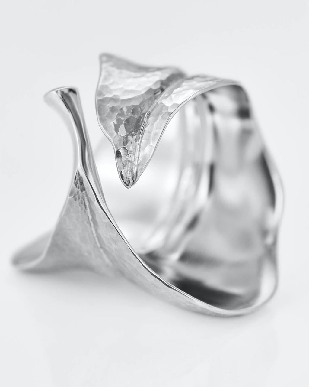 Ole Lynggaard Leaves Large Sterling Silver Ring