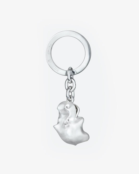 Ole Lynggaard Sterling Silver Hippo Key Ring