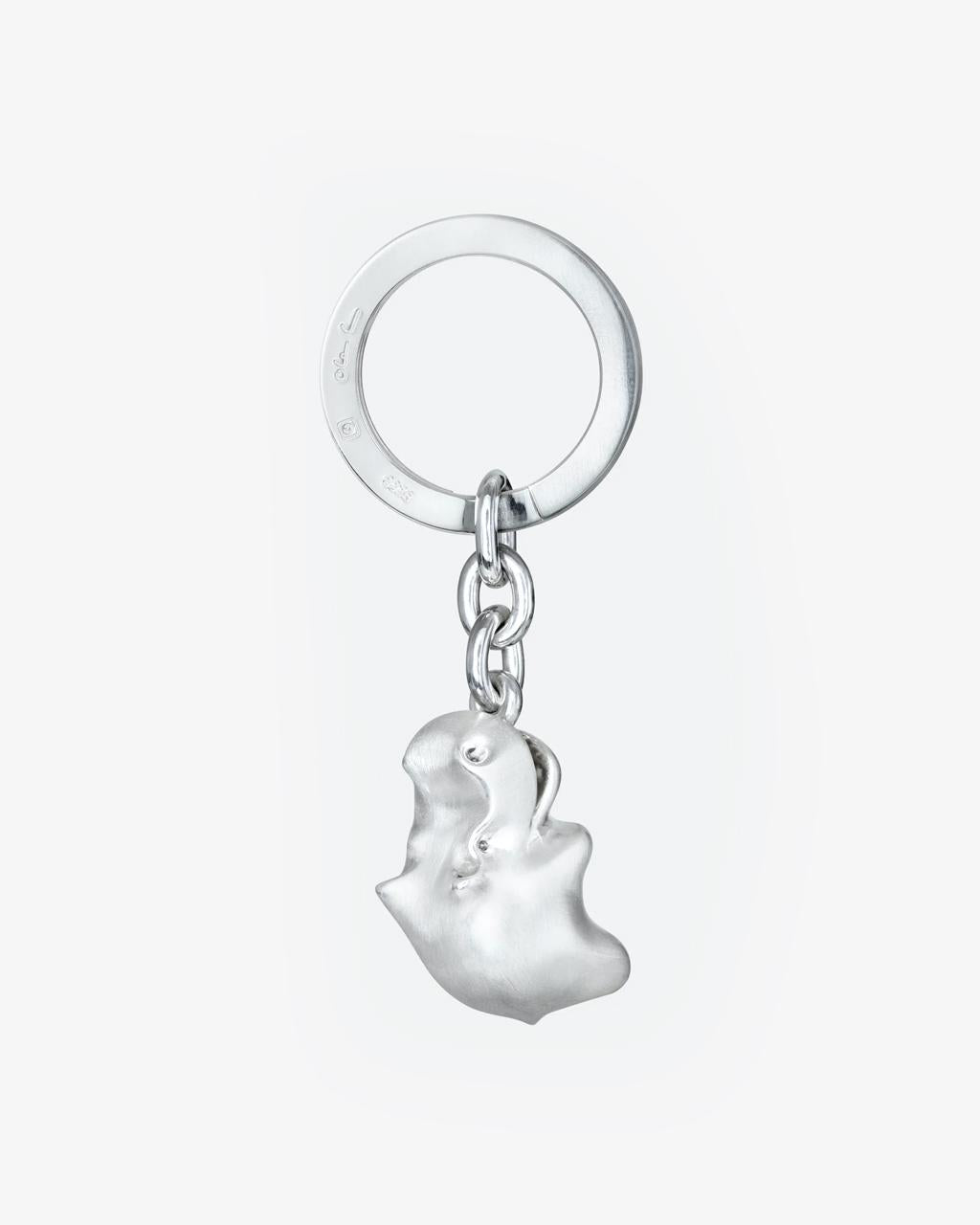Ole Lynggaard Sterling Silver Hippo Key Ring
