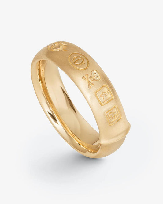 Ole Lynggaard 'Julius' Men's Ring with Stamps