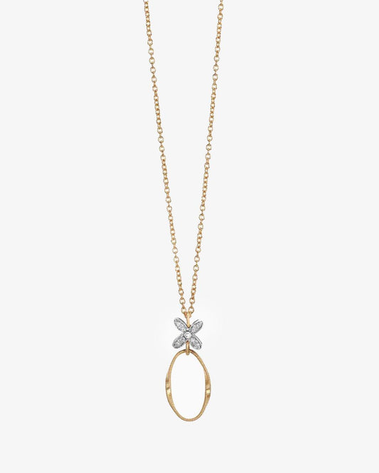 Marco Bicego 'Marrakech Onde' Collection Diamond Pave Floral Pendant
