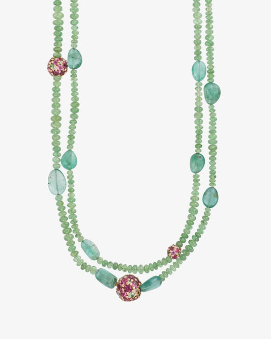 Isabelle Langlois Emotion Emerald Necklet