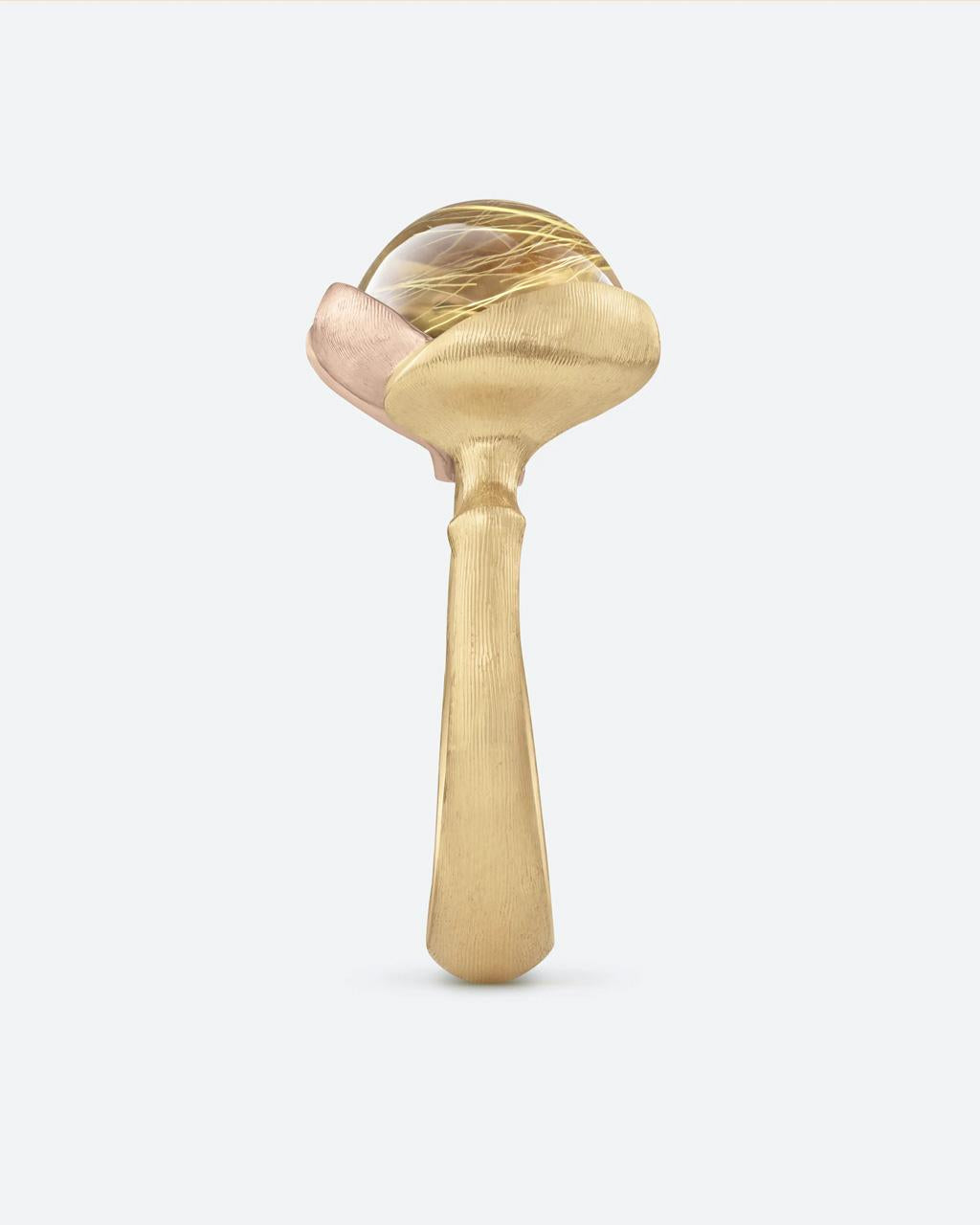 Ole Lynggaard 'Lotus' Rutile Quartz Ring