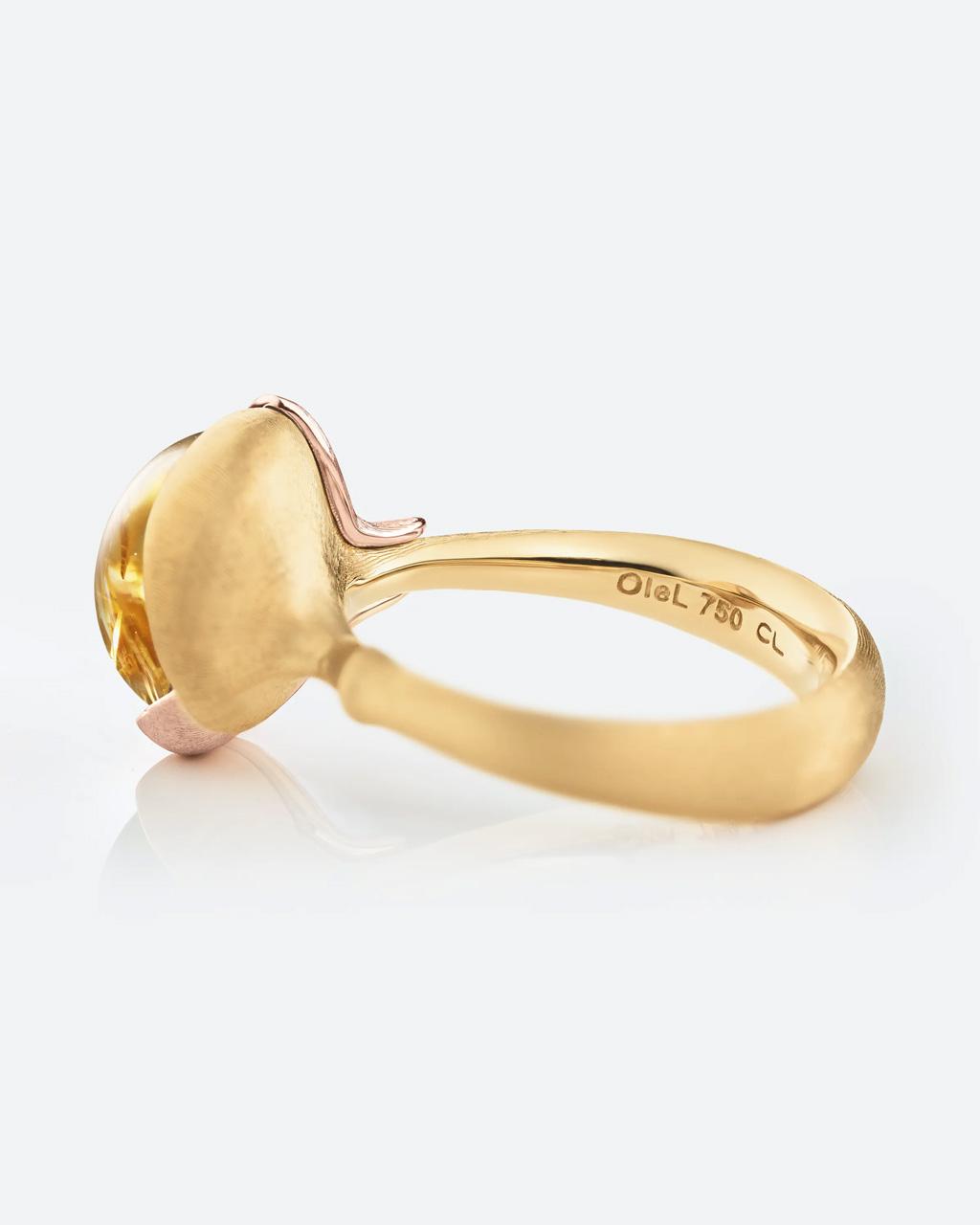 Ole Lynggaard 'Lotus' Rutile Quartz Ring