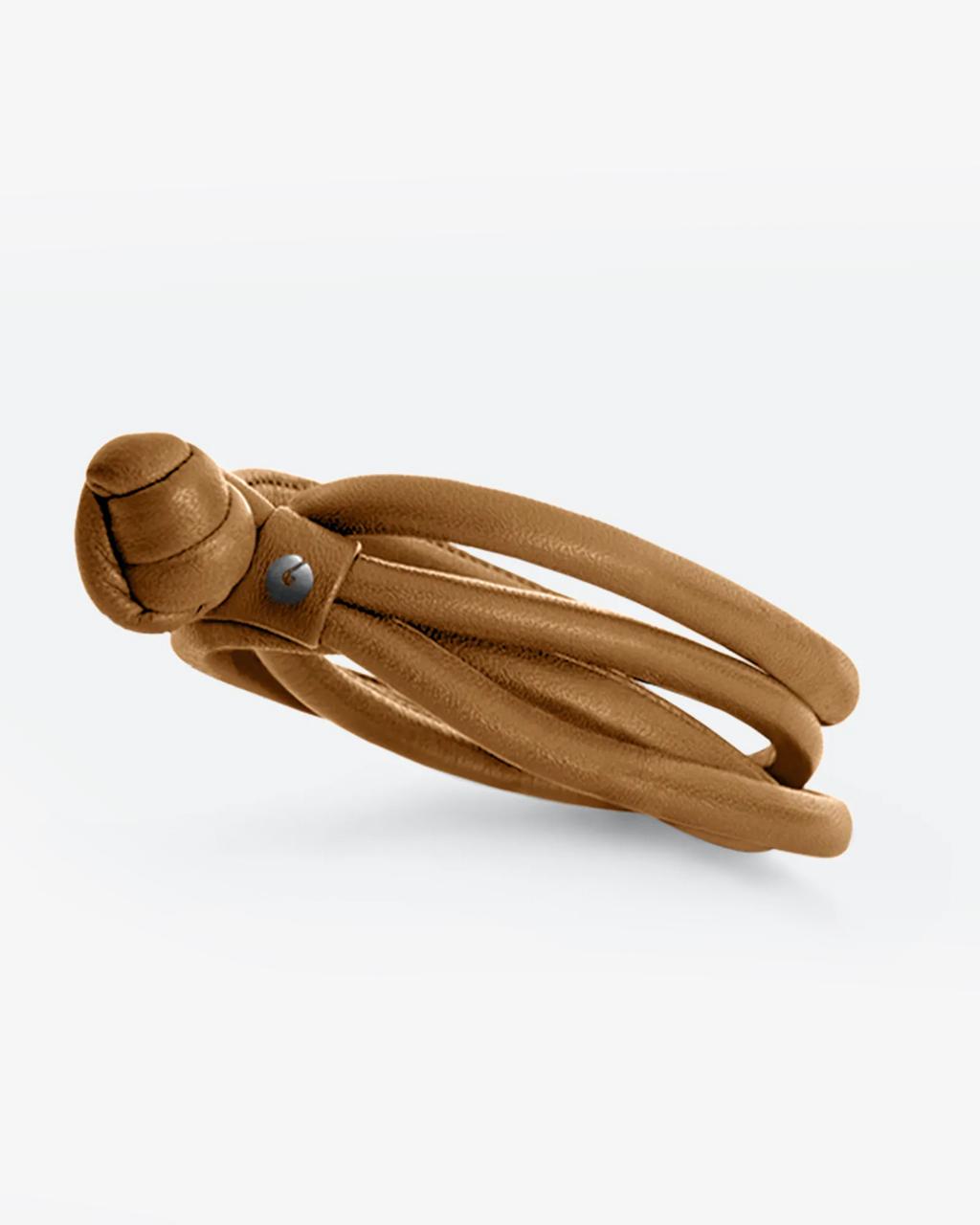 Ole Lynggaard 'Sweet Drops' Leather Bracelet - Camel