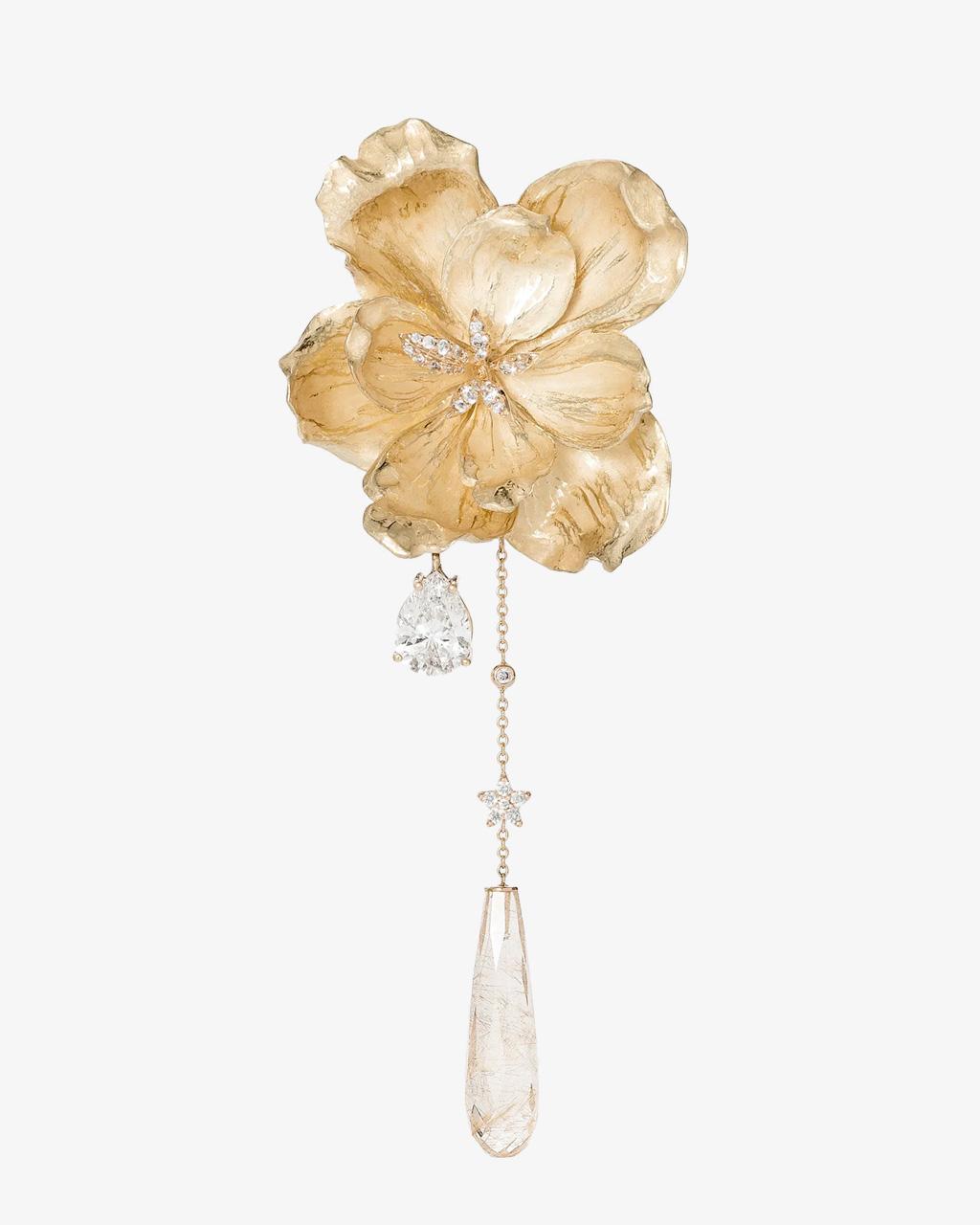 Ole Lynggaard Special Edition Wild Rose Brooch