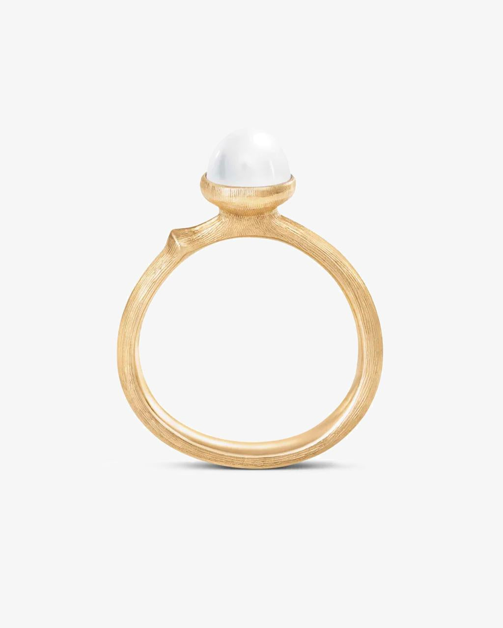 Ole Lynggaard Lotus Pearl Ring Tiny