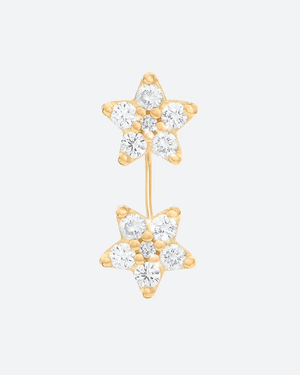 Ole Lynggaard Shooting Star Large Single Ear Pendant