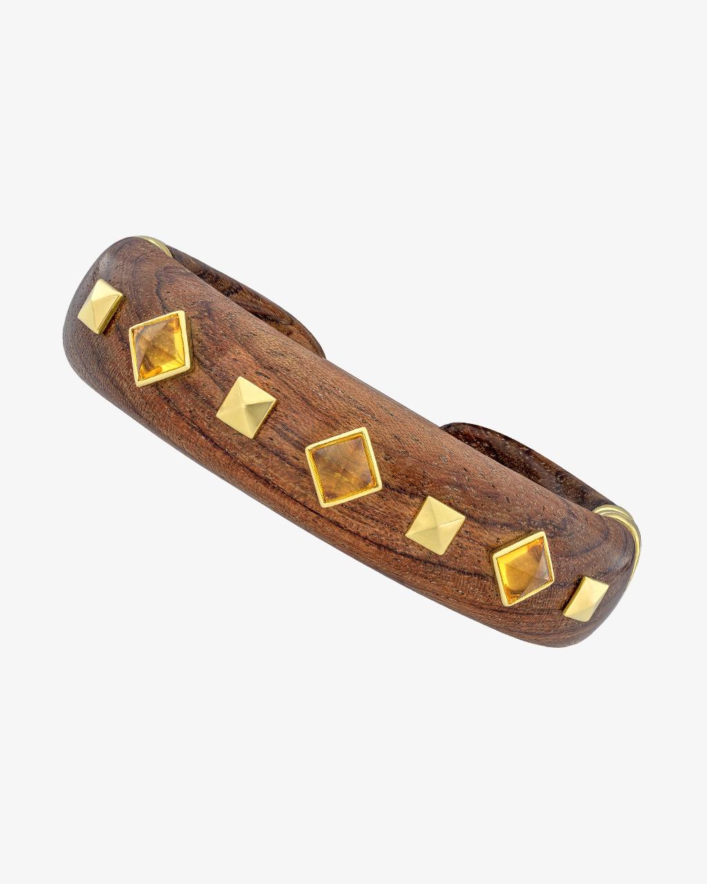 Rosewood Citrine Cuff