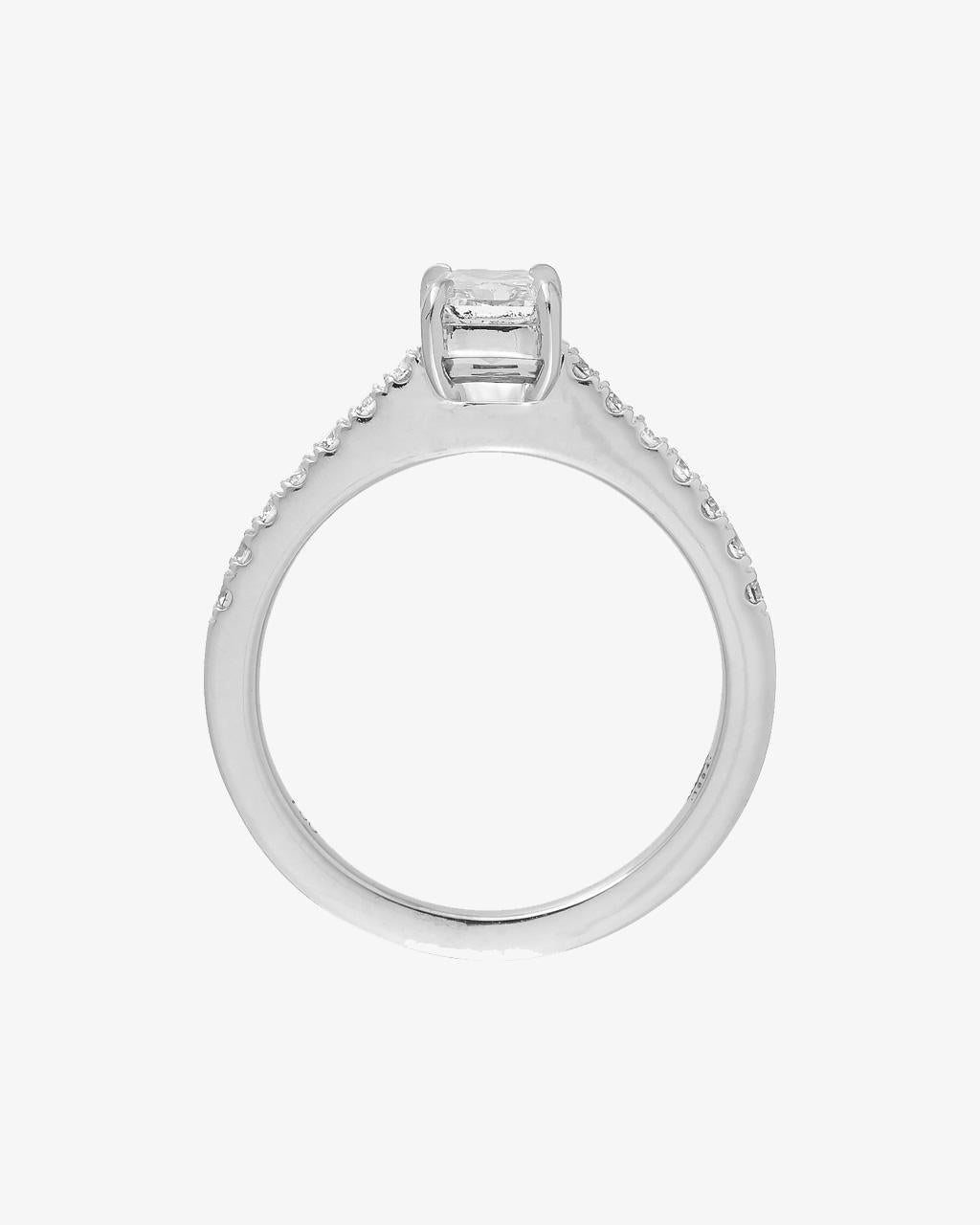 Solitaire Radiant Cut Diamond Engagement Ring