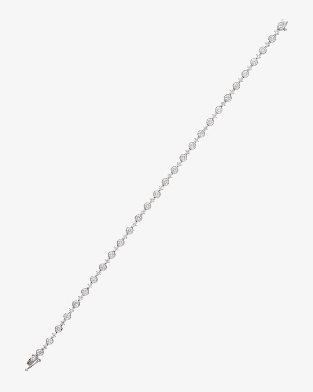 White Gold Tennis Bracelet