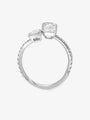 ASHOKA® 1.76ct Diamond Bezel Set Micropavé Bypass Ring