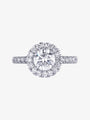 Diamond Halo Engagement Ring