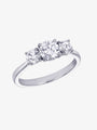 Diamond Set Trilogy Ring