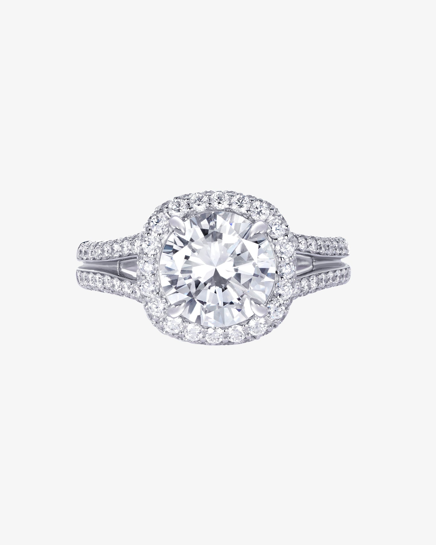 Diamond Halo Engagement Ring