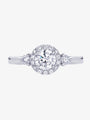 Diamond Halo Engagement Ring