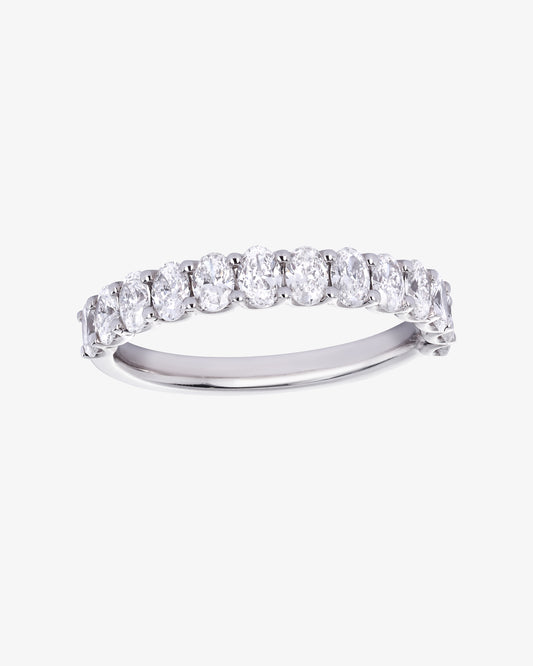 1.16ct Oval Diamond Band