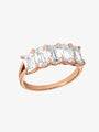 ASHOKA® Half Band Diamond Ring