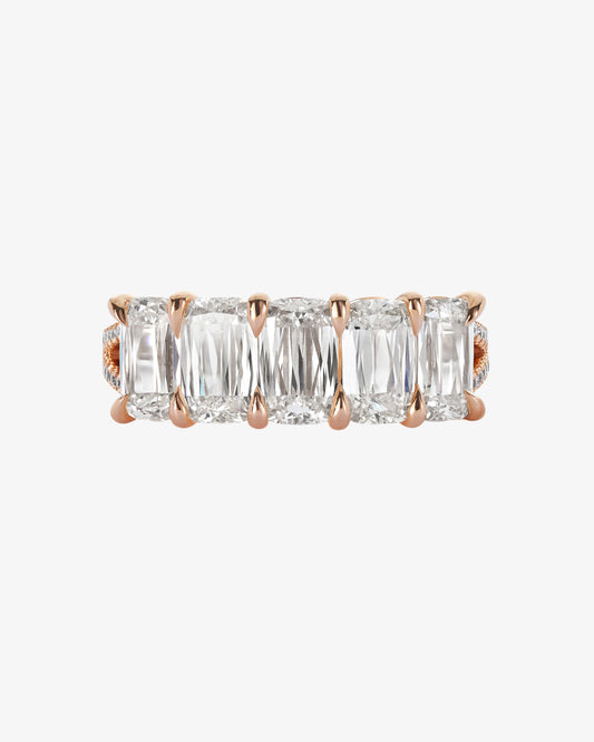 ASHOKA® Half Band Diamond Ring