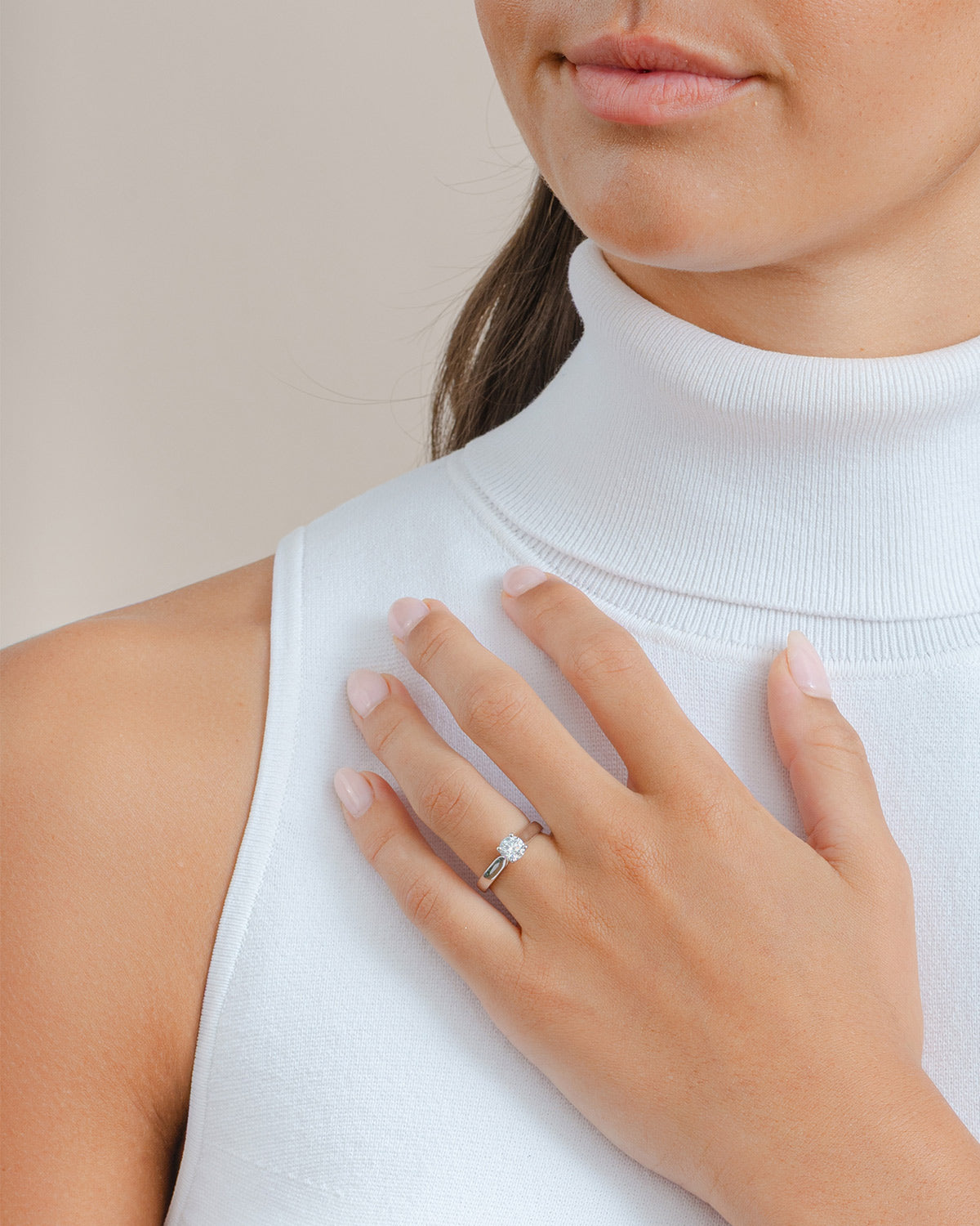 0.71ct Diamond Engagement Ring