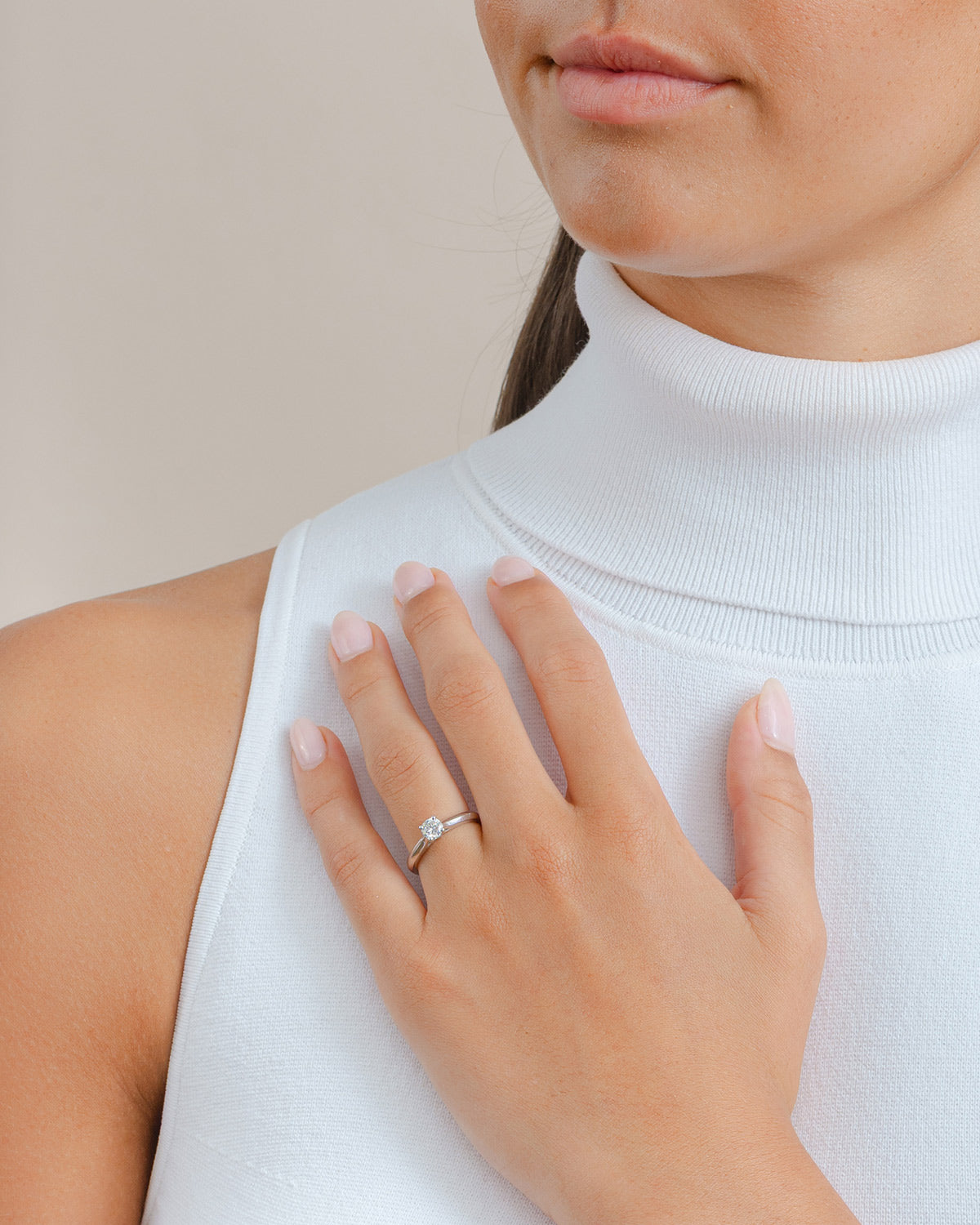 0.45ct Diamond Engagement Ring