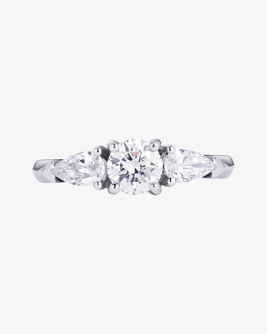 Diamond Trilogy Engagement Ring