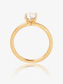 1.03ct Oval Diamond Claw Set Engagement Ring