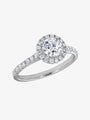 Diamond Halo Engagement Ring