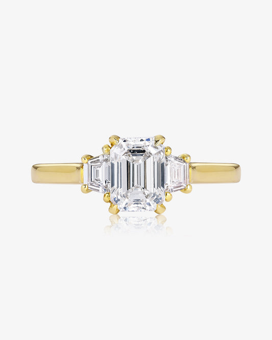 Diamond Trilogy Engagement Ring