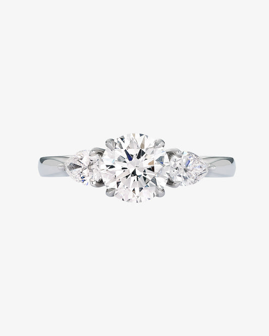 Diamond Trilogy Engagement Ring
