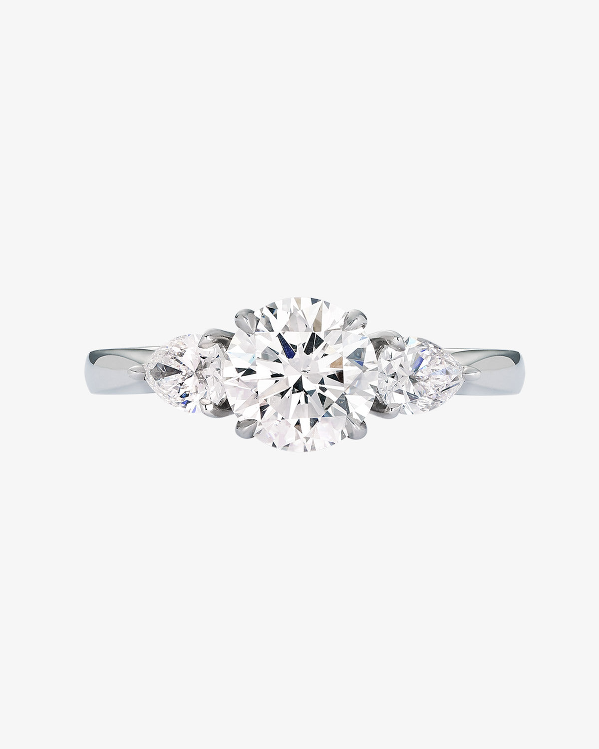 Diamond Trilogy Engagement Ring