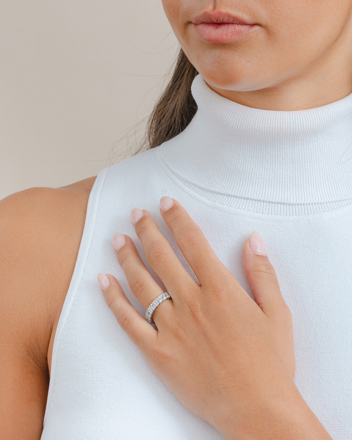 5.16ct Full Eternity Diamond Band