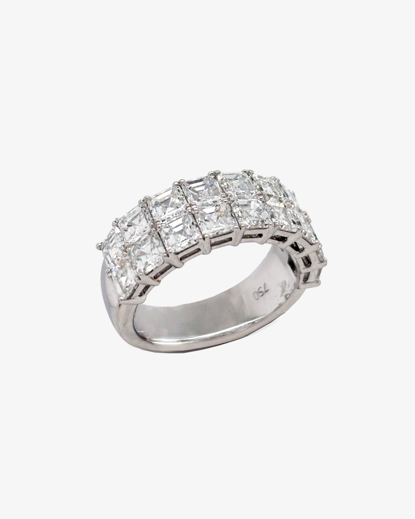 Asscher Cut Diamond Ring