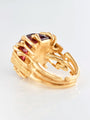 Ole Lynggaard 'BoHo' Ring with Cerise Tourmaline and Diamonds