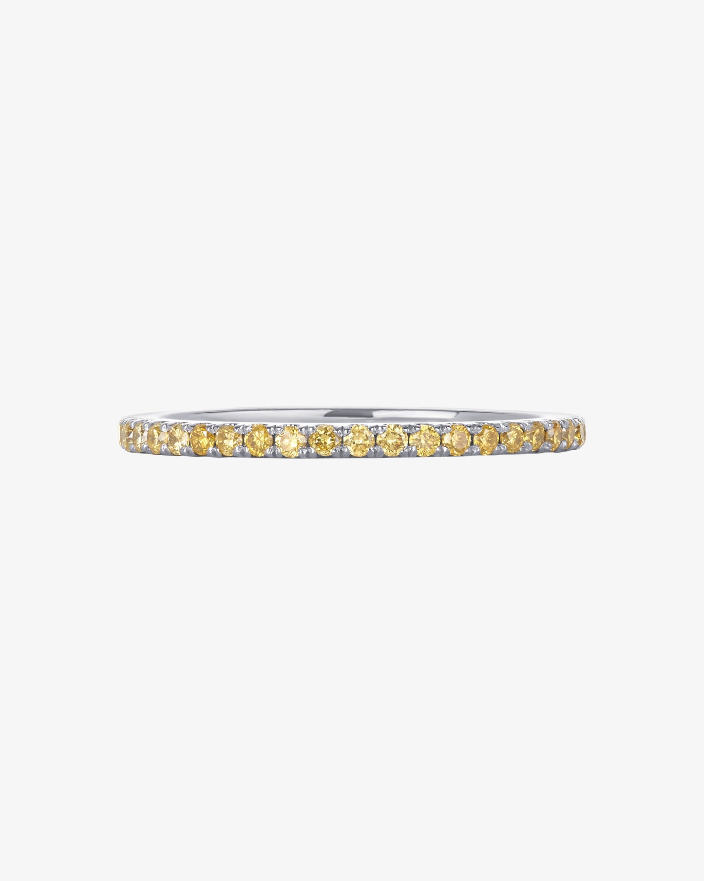 0.29ct Yellow Diamond Ring