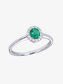 Emerald and Diamond Ring