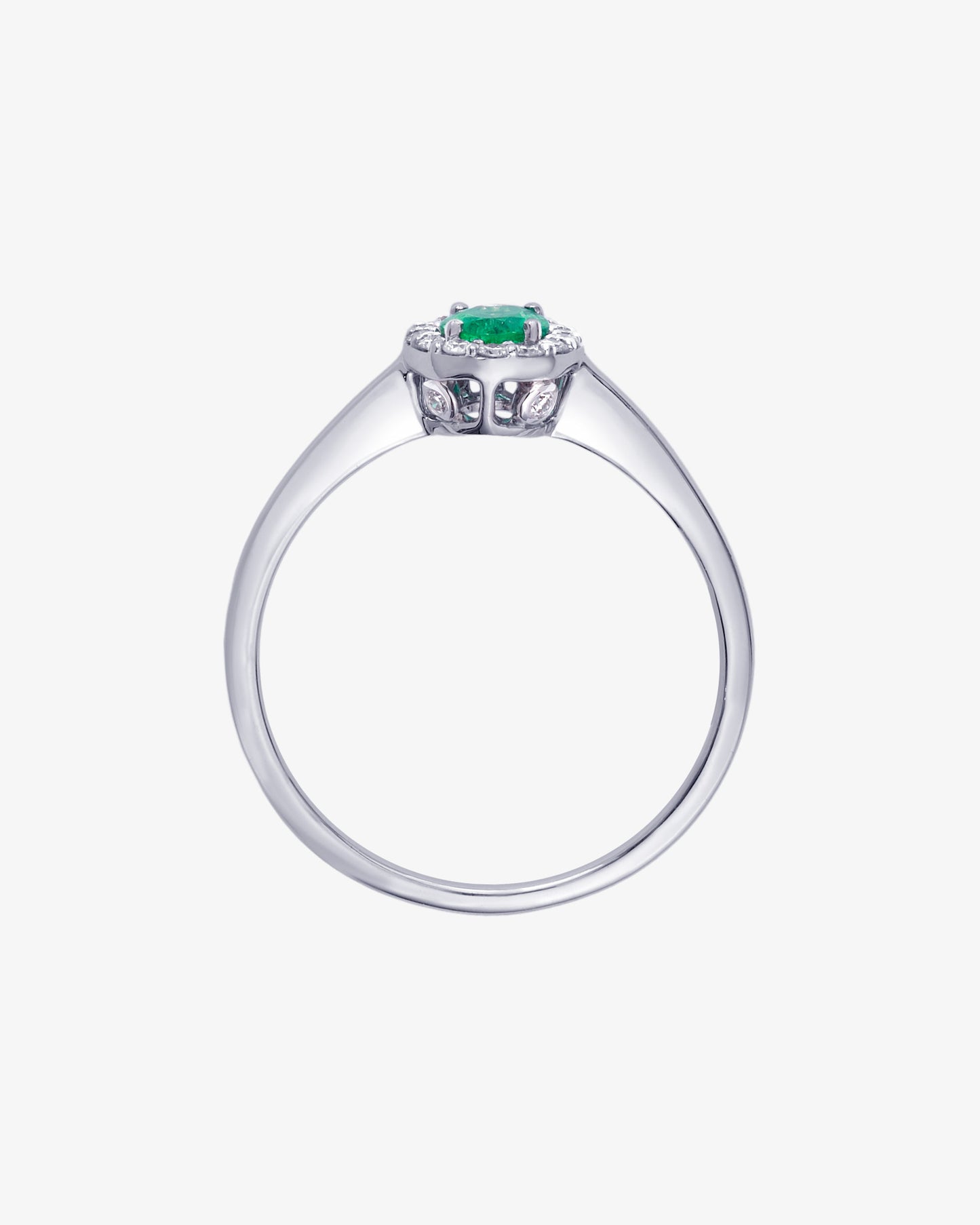 Emerald and Diamond Ring