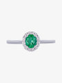 Emerald and Diamond Ring
