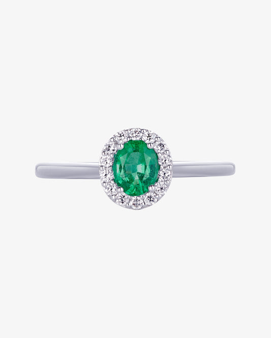 Emerald and Diamond Ring