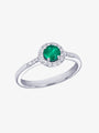 Emerald and Diamond Ring