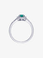 Emerald and Diamond Ring